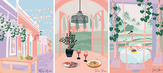 Fenêtre sur destination : Notre nouveau concept d’illustrations de voyage.