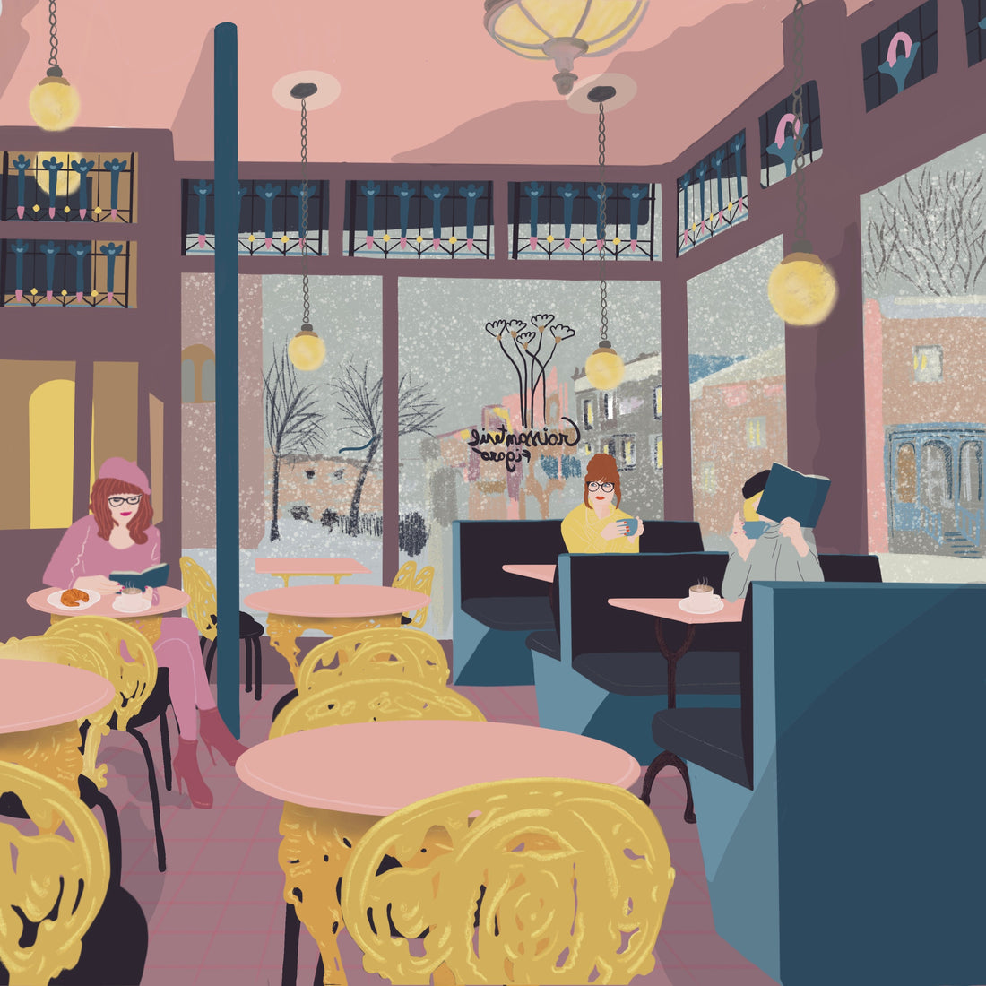 La vie de café, vue par Liligraffiti.