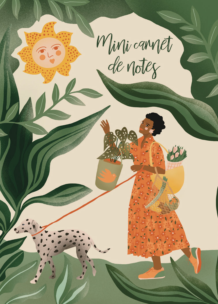 Cahier à spirales illustré  Printemps - Mini format