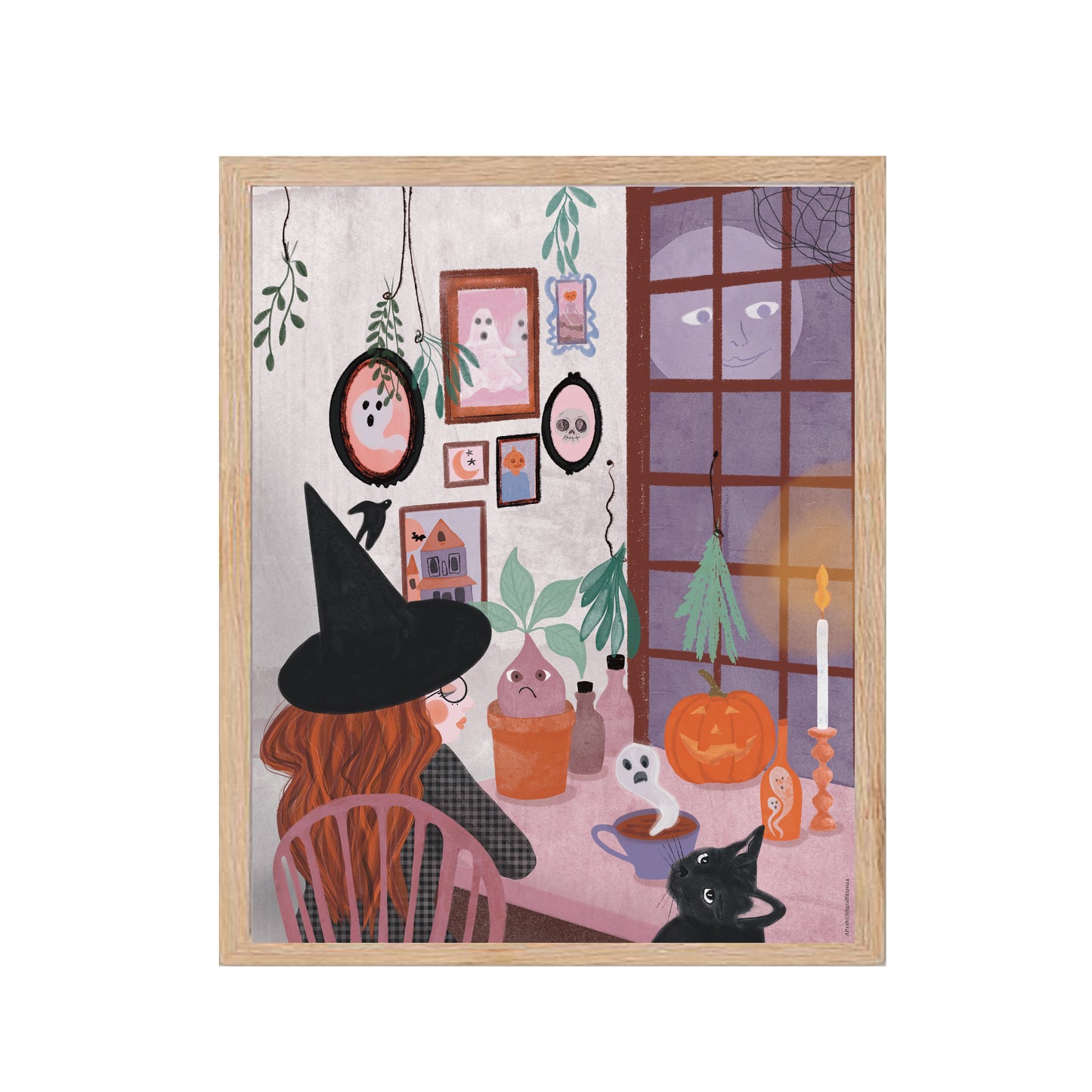 En attendant Halloween - Affiche Murale