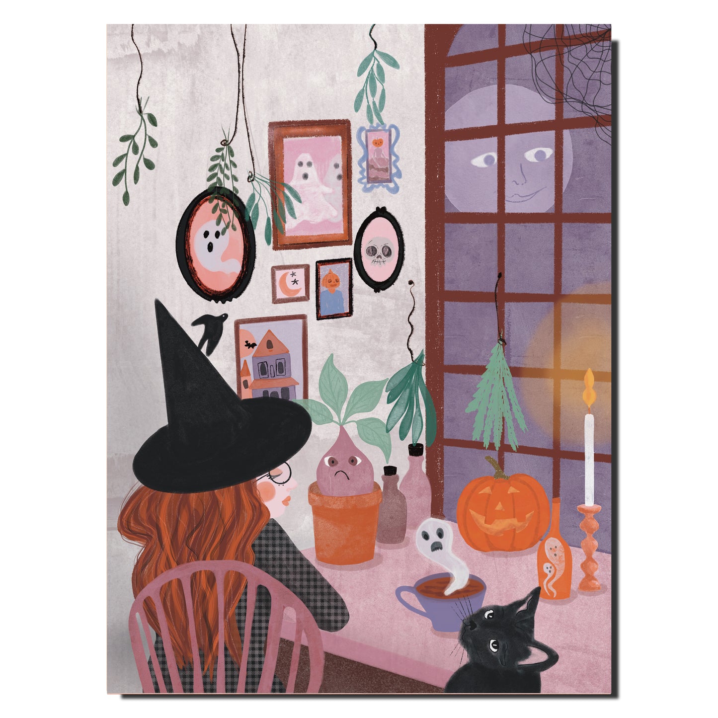 Cahier illustré En attendant Halloween