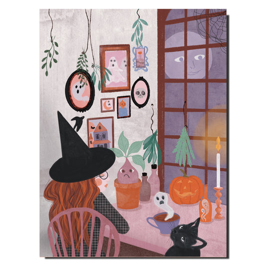 Cahier illustré En attendant Halloween