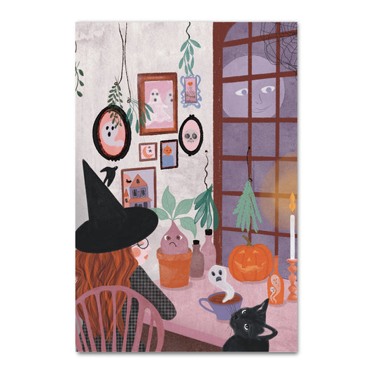 Carte postale illustrée -  Halloween mystique