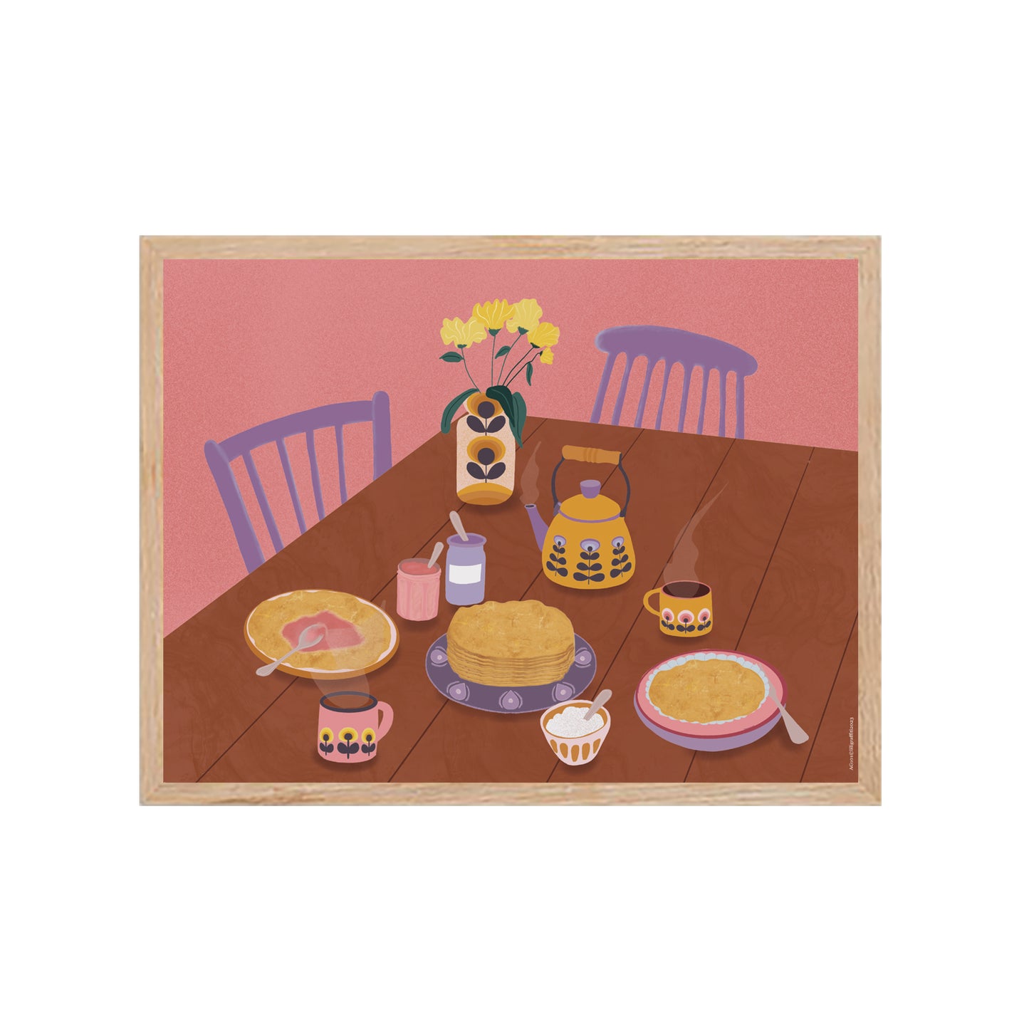 Chandeleur/Matin de crêpes - Affiche Murale