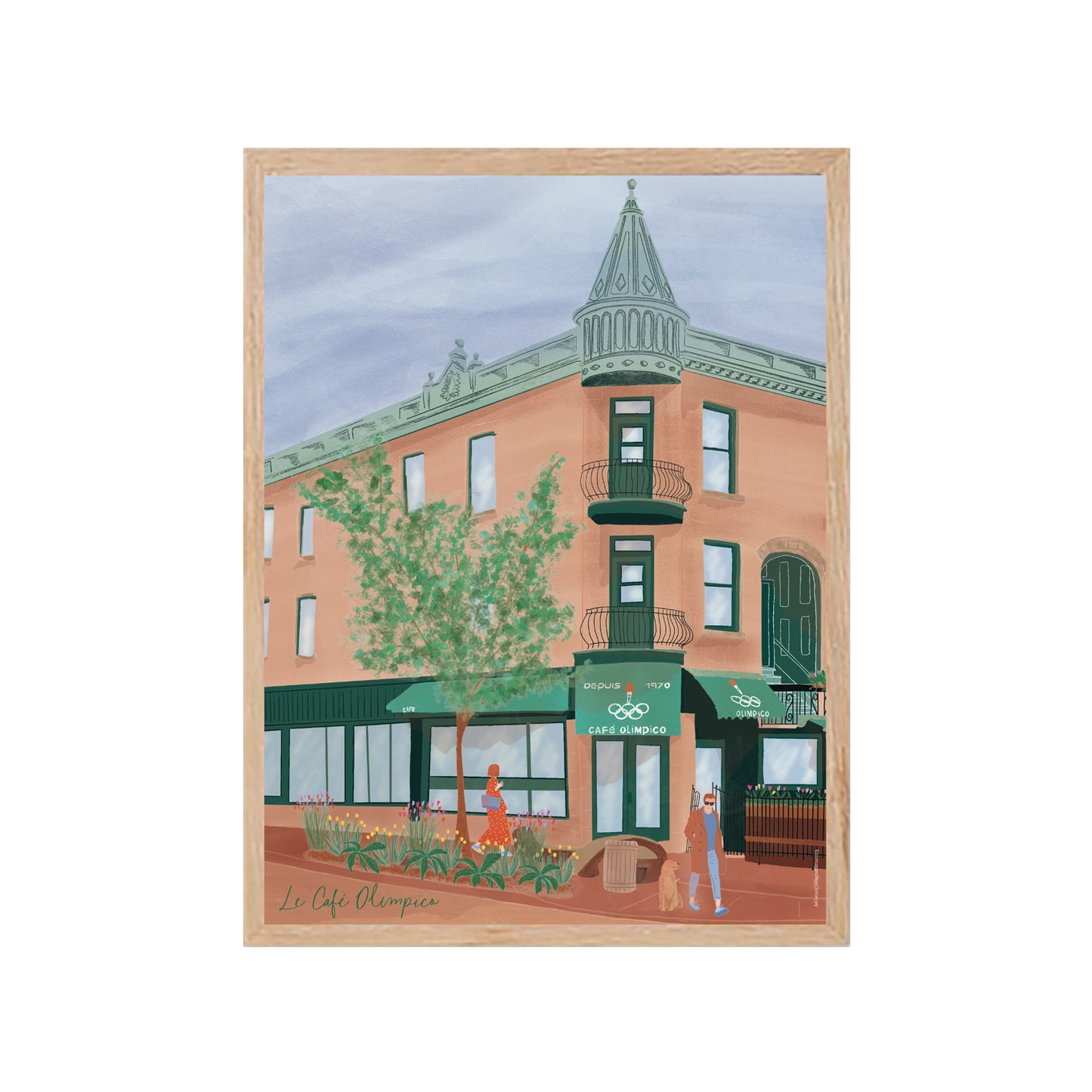 Le café Olimpico - Affiche Murale