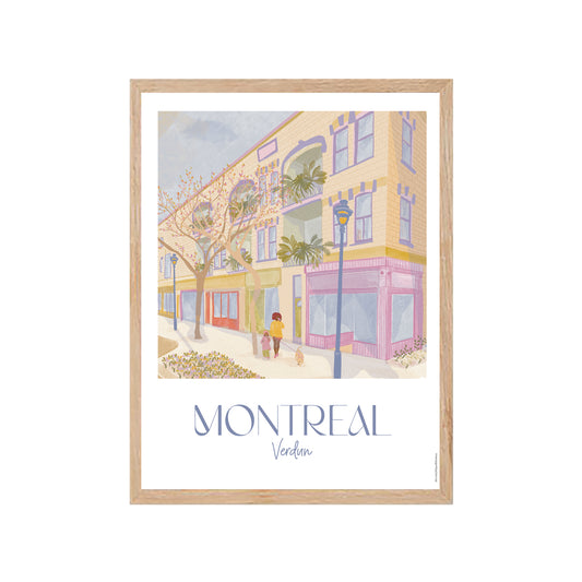 Montréal - Verdun - Affiche Murale