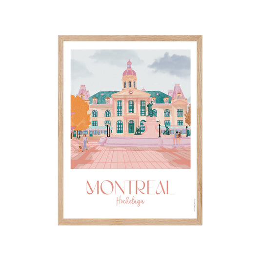 Montréal - Hochelaga - Affiche Murale