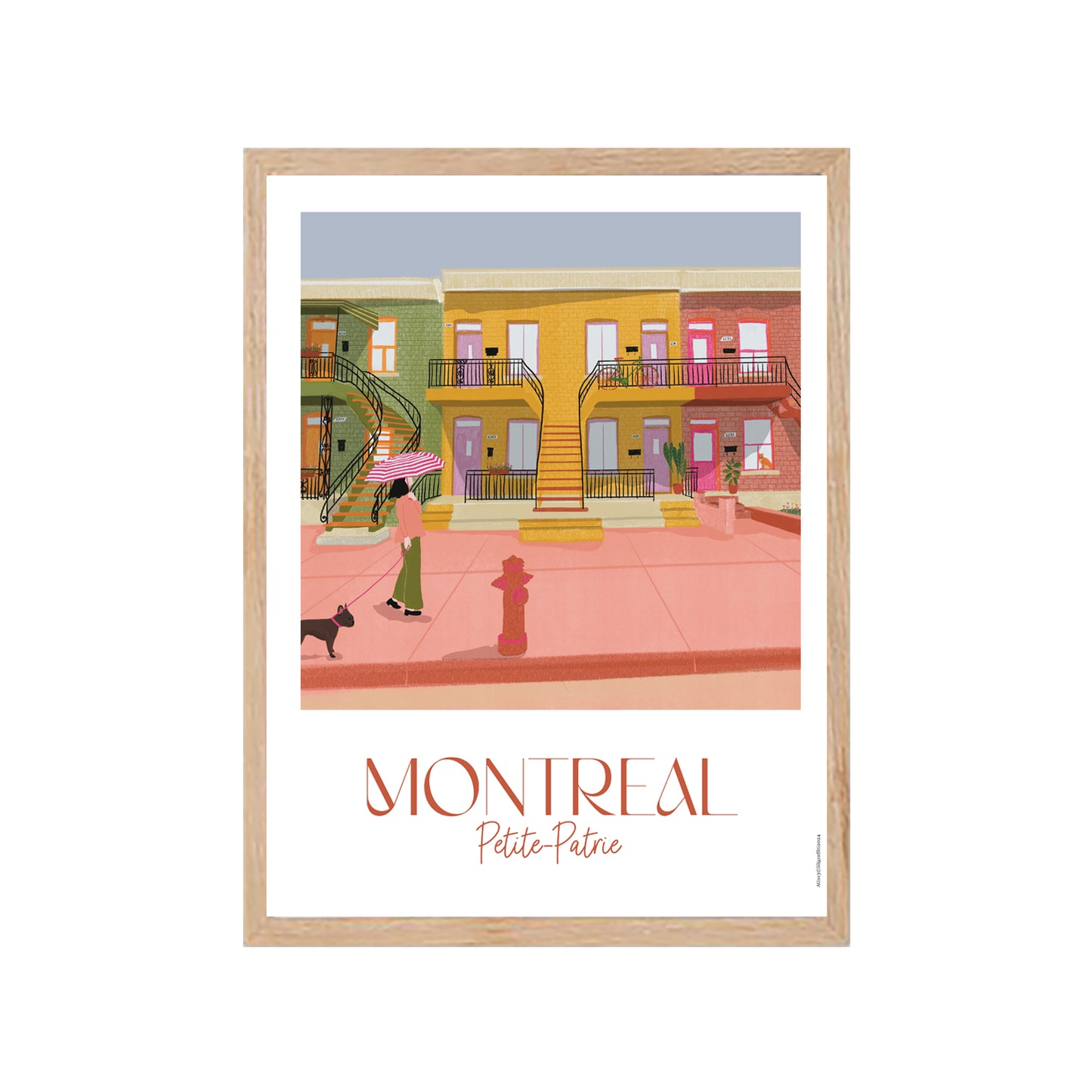 Montréal - Petite Patrie - Affiche murale