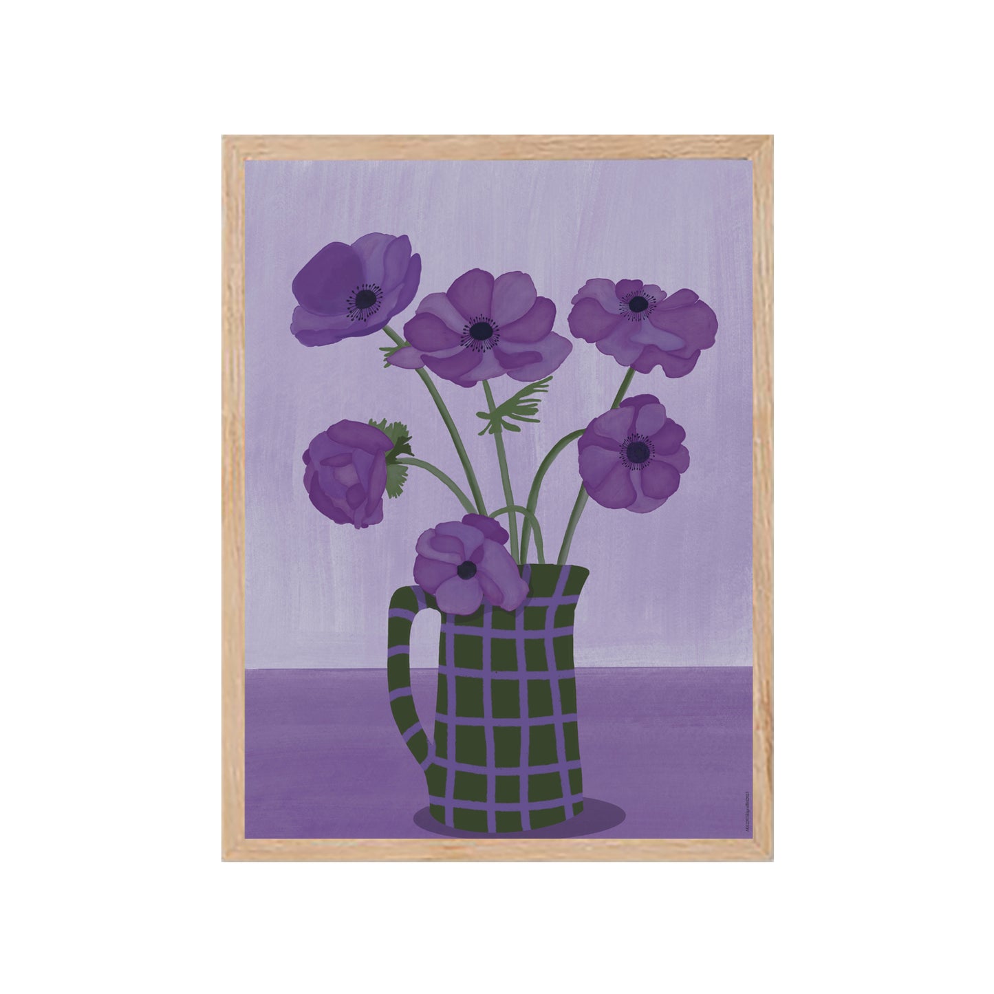 Bouquet de violettes - Affiche murale