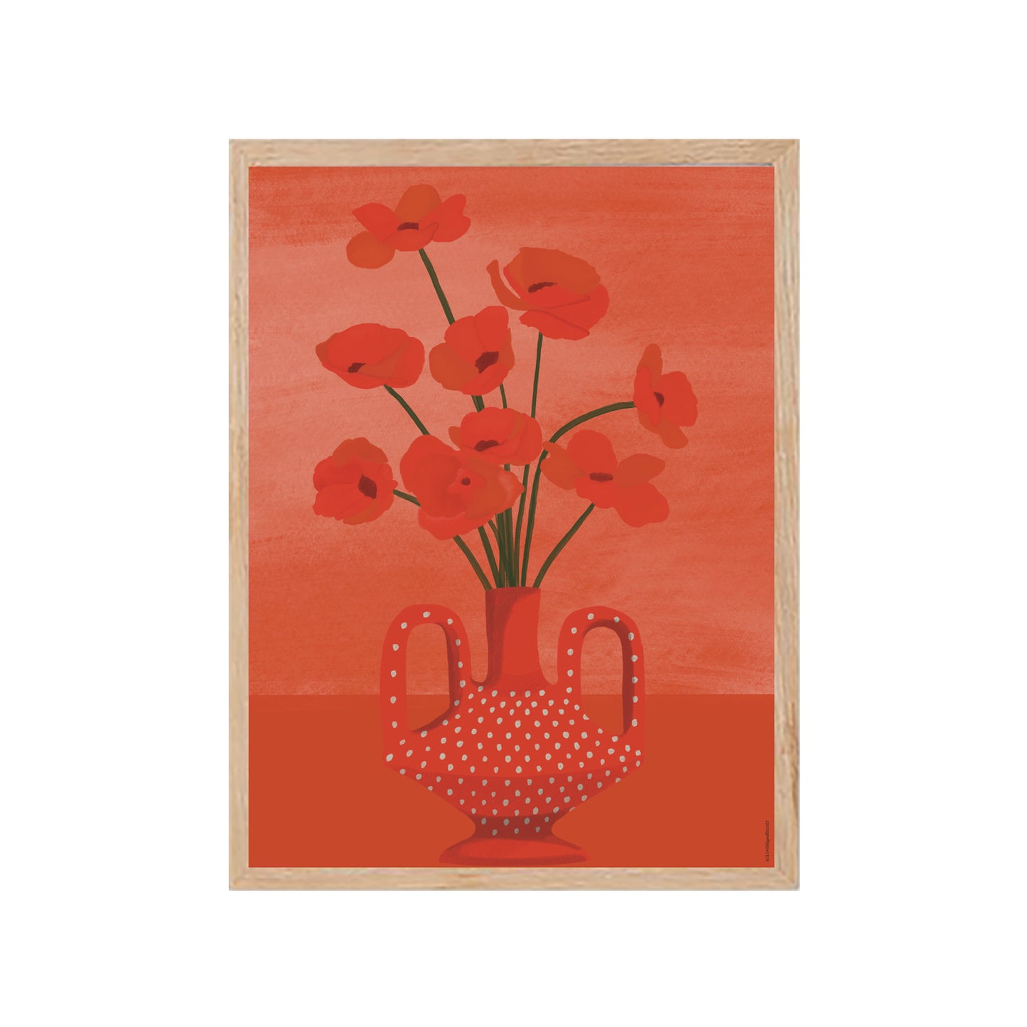 Bouquet de coquelicots - Affiche murale
