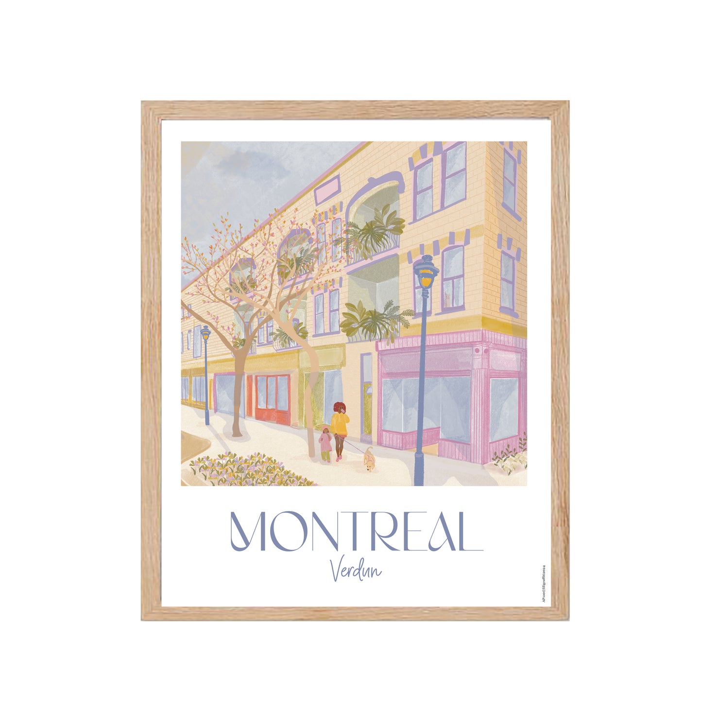 Montréal - Verdun - Affiche Murale