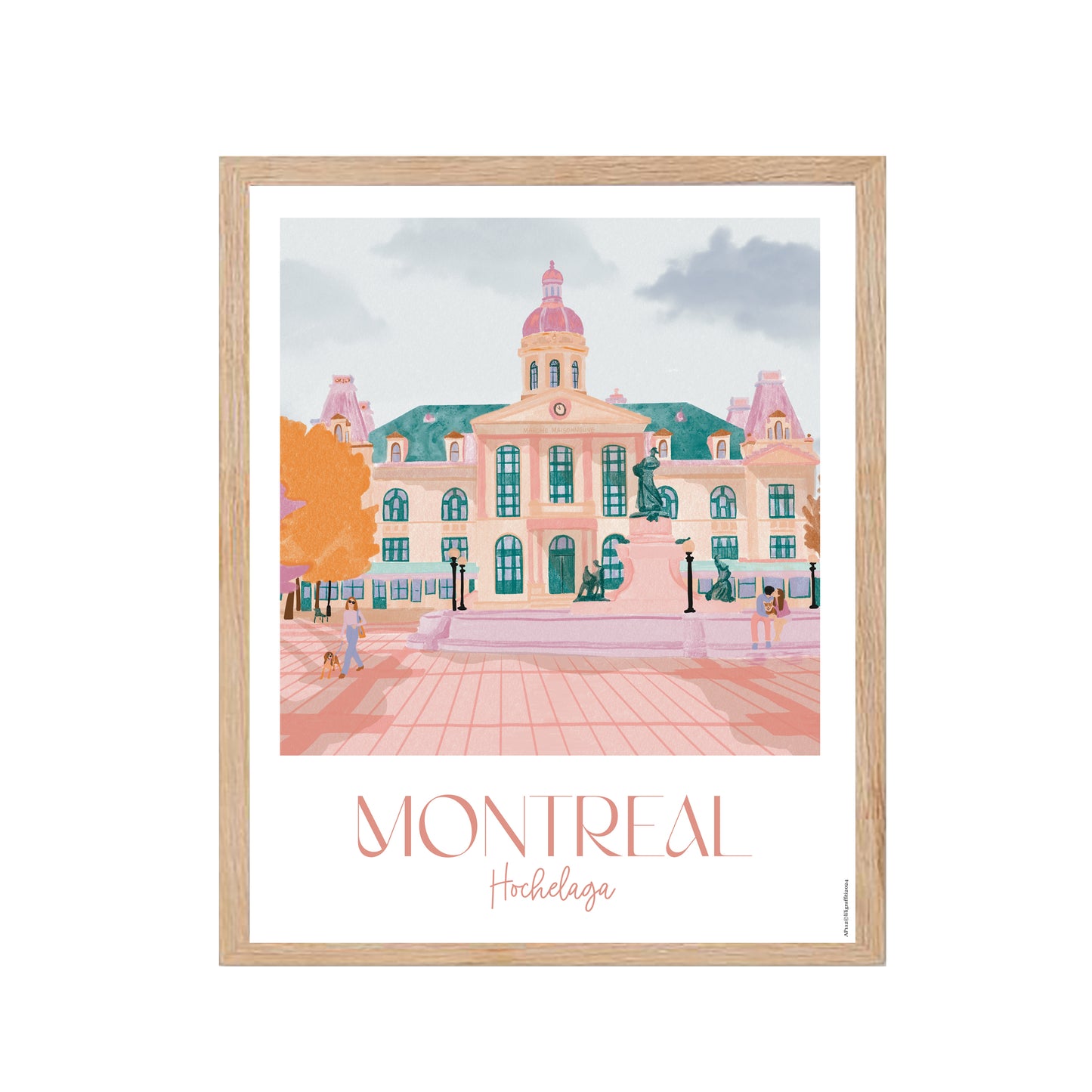 Montréal - Hochelaga - Affiche Murale