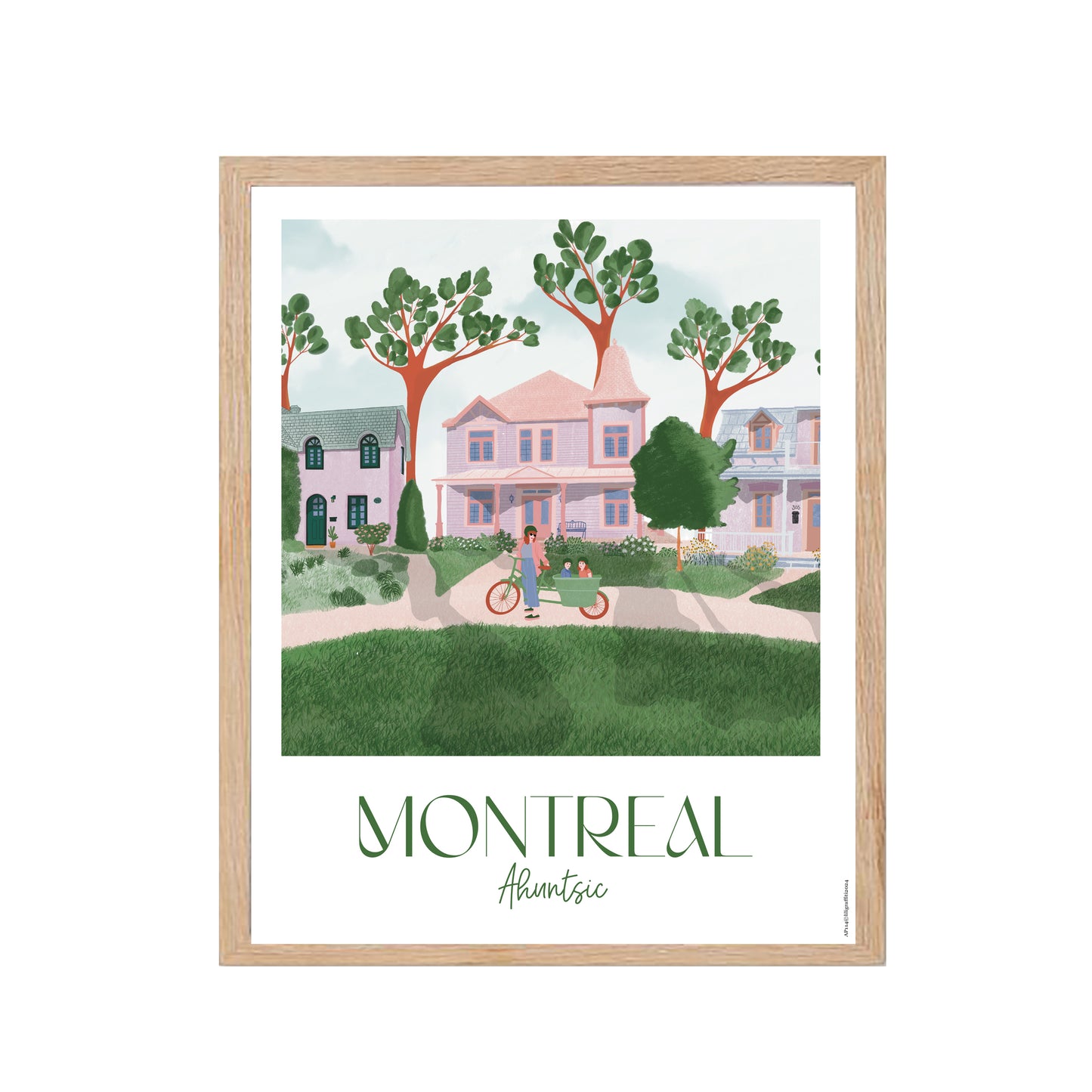 Montréal - Ahuntsic - Affiche murale