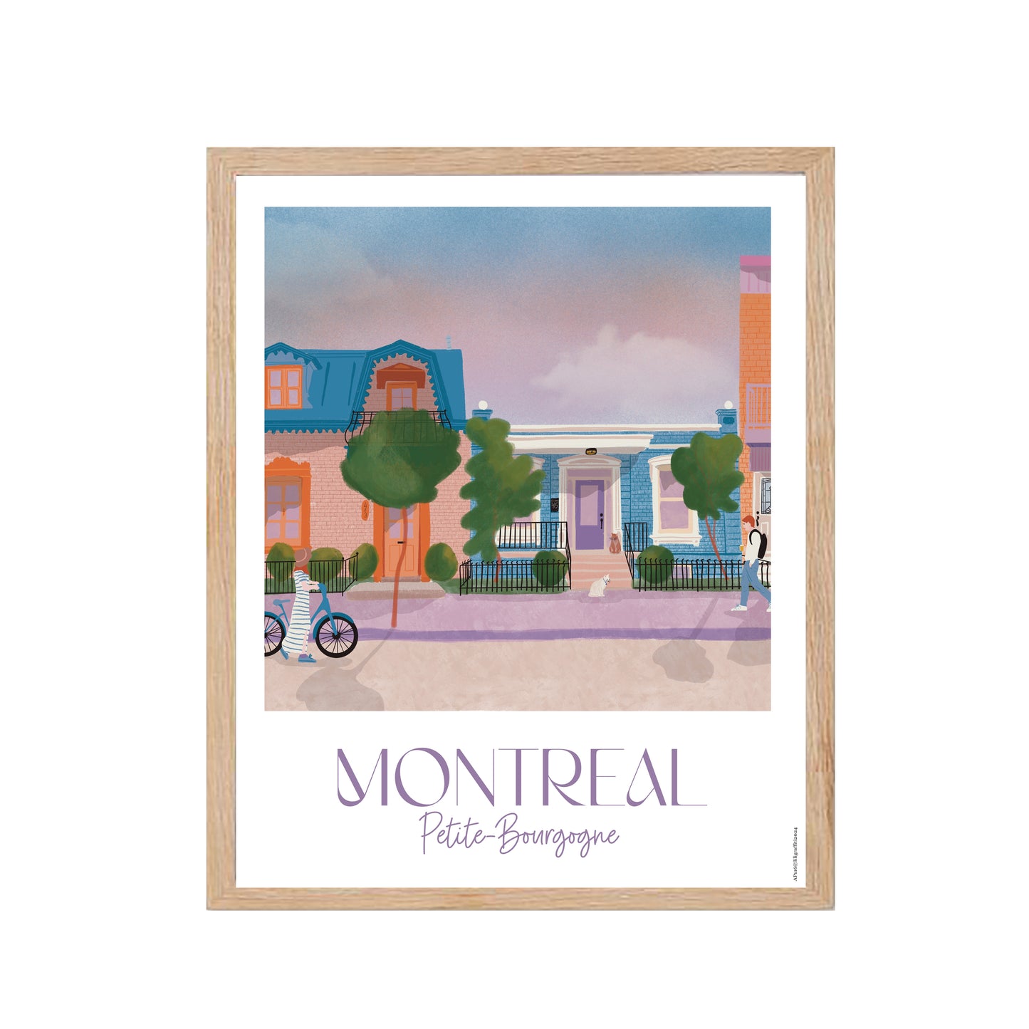 Montréal - Petite Bourgogne - Affiche murale