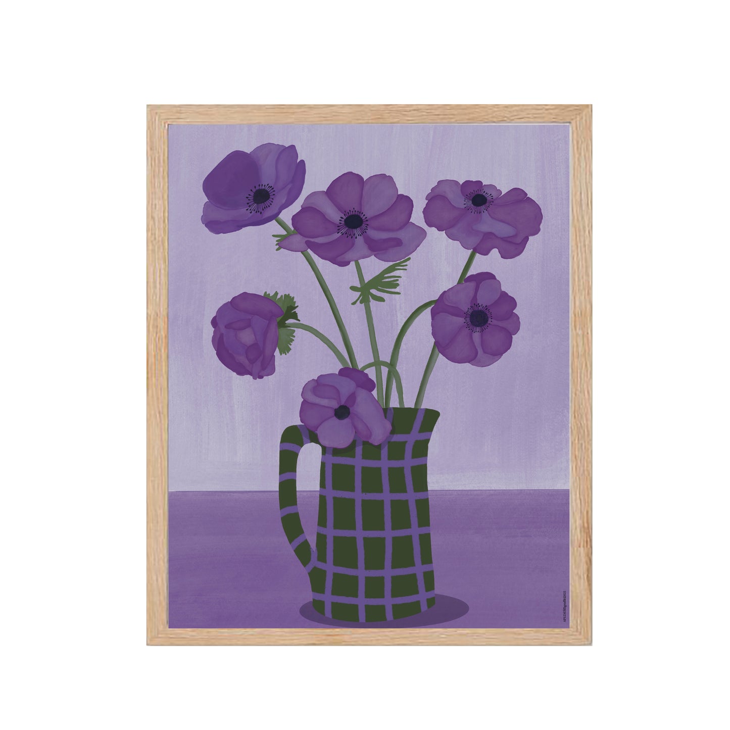 Bouquet de violettes - Affiche murale