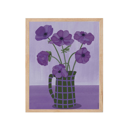 Bouquet de violettes - Affiche murale