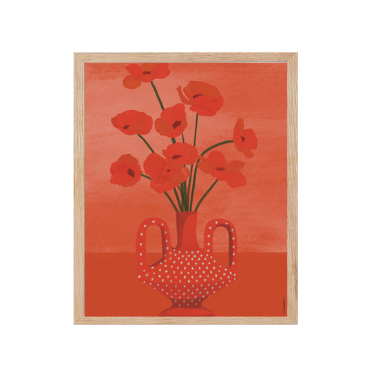 Bouquet de coquelicots - Affiche murale