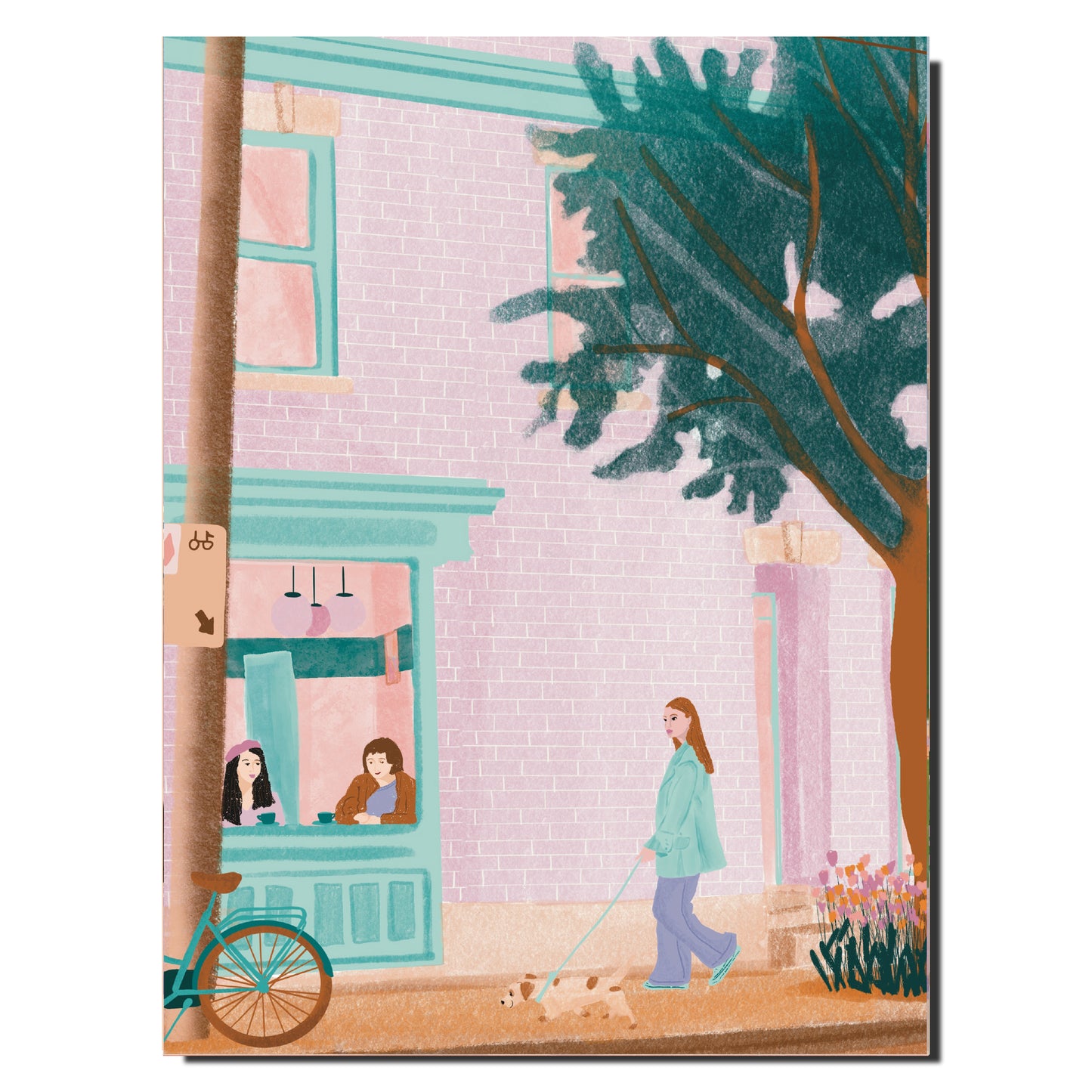 Cahier illustré Montréal - Café cosy
