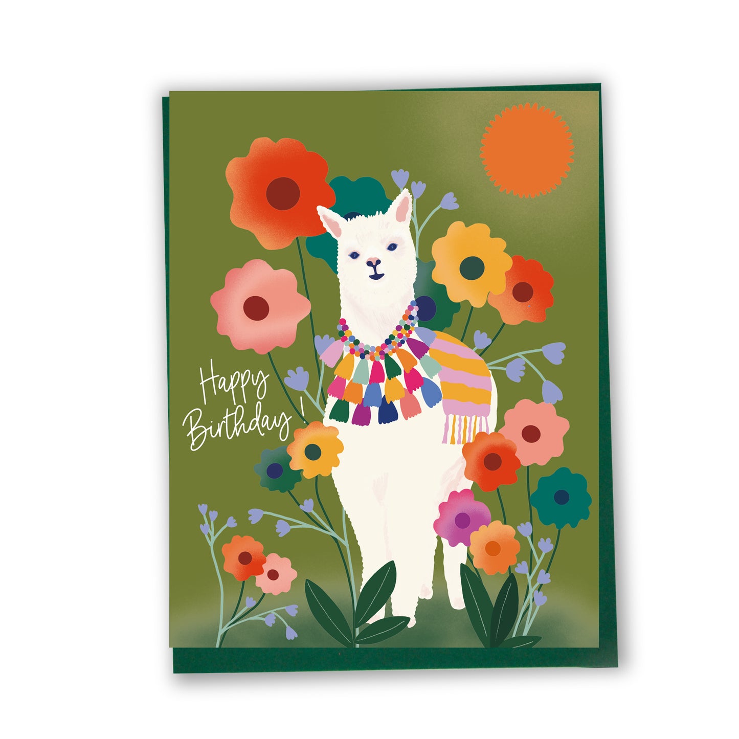 Bonne fête (Lama) - Carte de souhaits