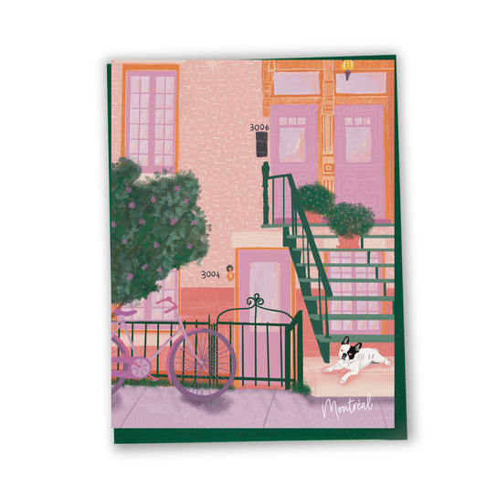 Carte de souhaits illustrée – Montréal - Le Petit Laurier