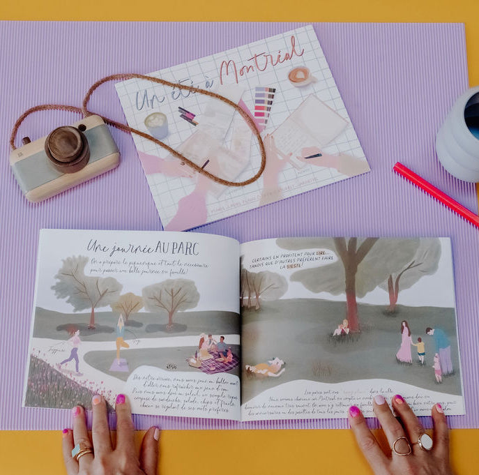 Un été à Montréal – Livre illustré pour enfants