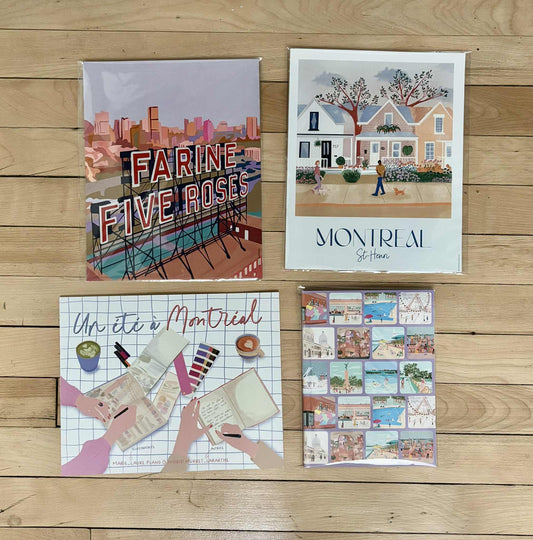 Coffret illustré – Un regard sur Montréal
