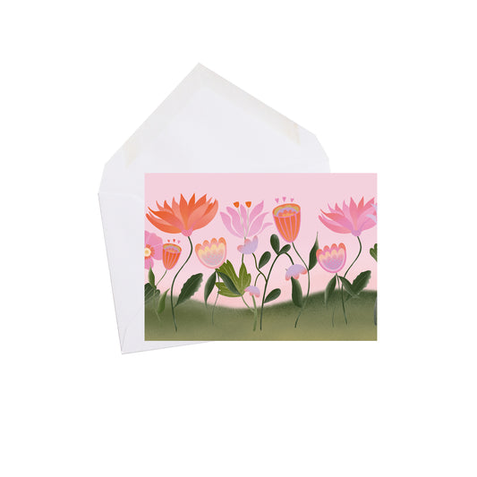 Fleurs sauvages - Mini carte