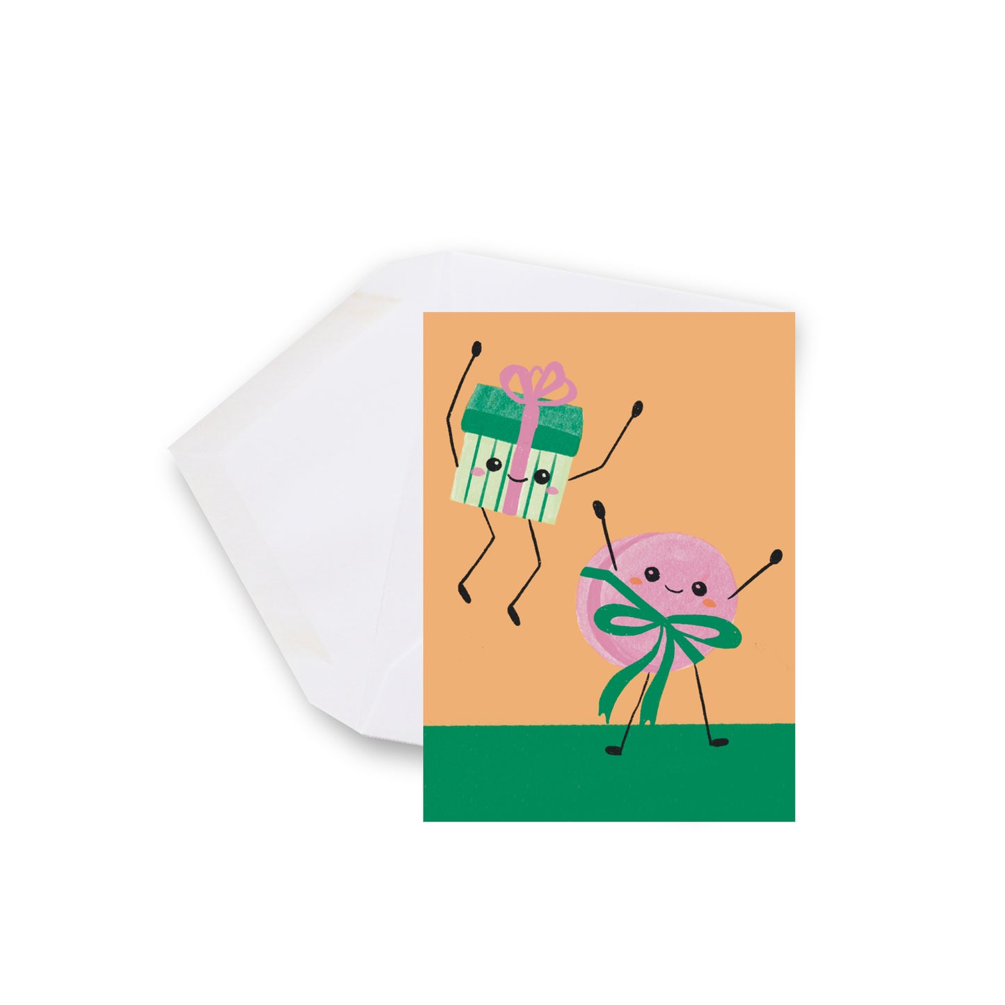 Mini carte de souhaits illustrée - Cadeaux kawaii