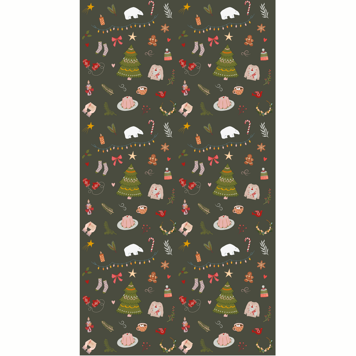 Wrapping sheets - Christmas 2022 (5 different patterns)