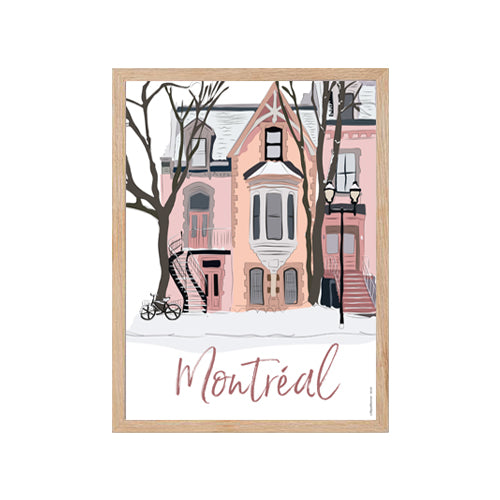 Montréal - rue enneigée