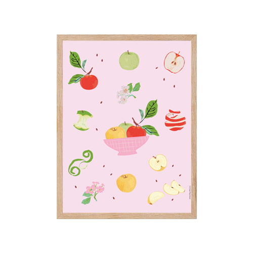 Pommes - Affiche Murale