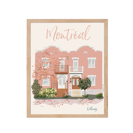 Montréal - Villeray - Affiche Murale