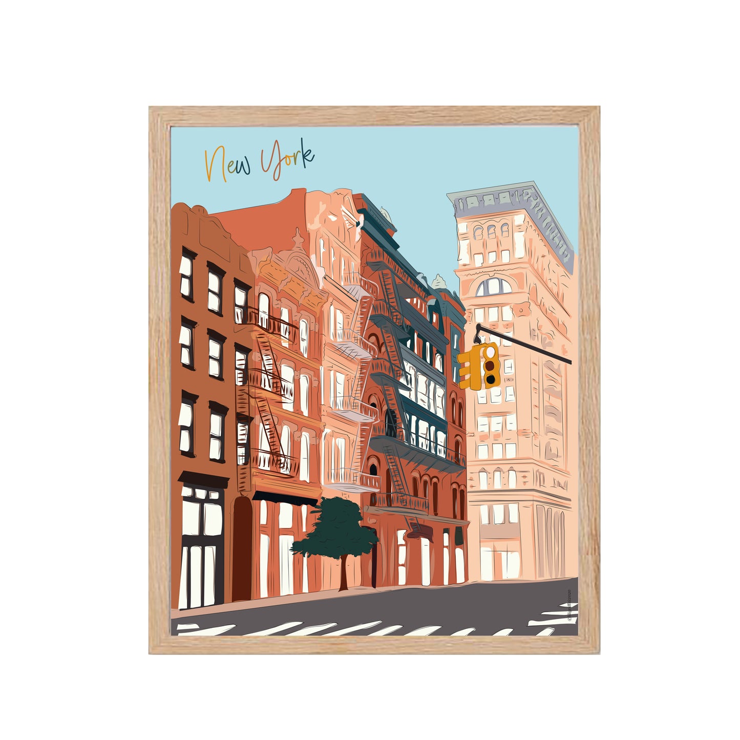 New-York city (USA) - Affiche Murale