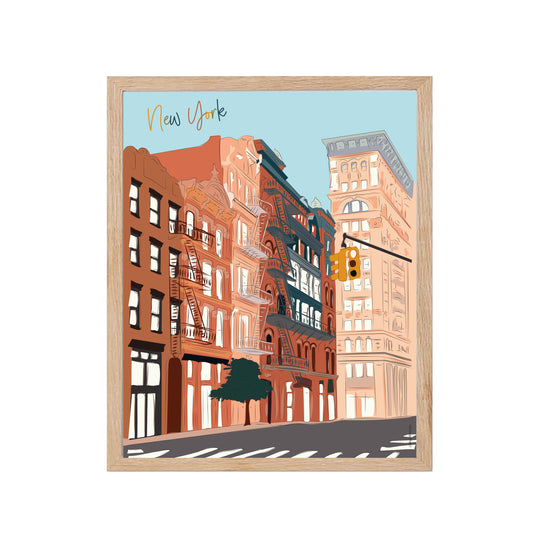 New-York city (USA) - Affiche Murale