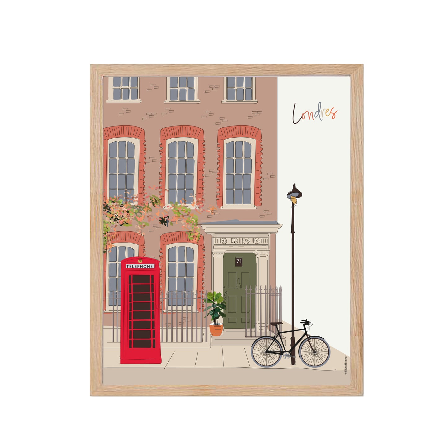 Londres (Royaume-Uni) - Affiche Murale