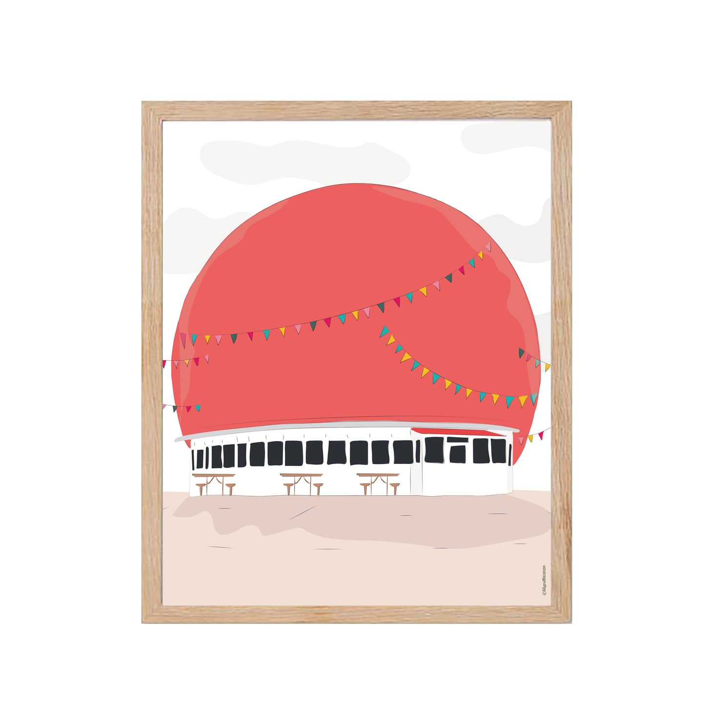 Montréal - Orange Julep - Affiche Murale