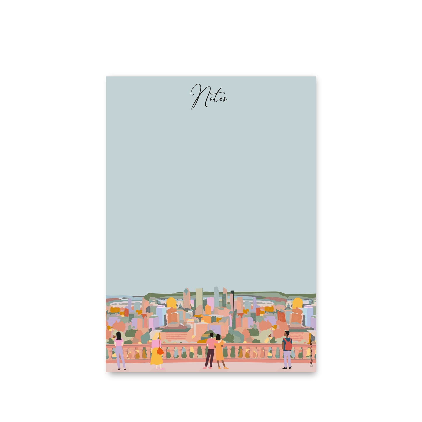 Bloc-notes illustré - Montréal (Belvédère)