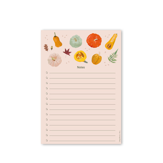 Bloc-notes illustré - Citrouilles