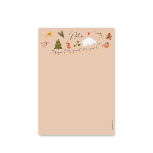 Bloc-notes illustré - Noël