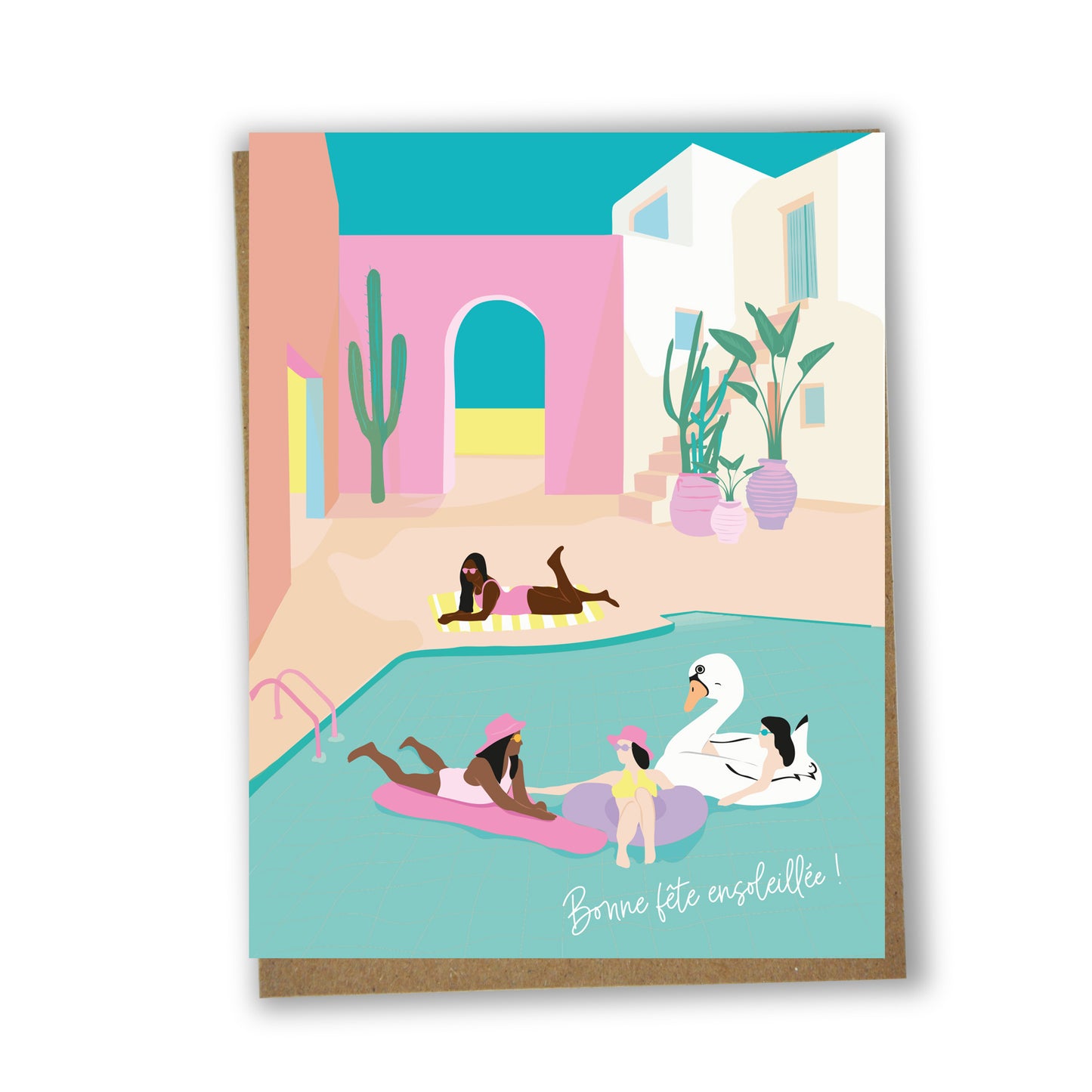 Bonne fête ensoleillée - Carte de souhaits