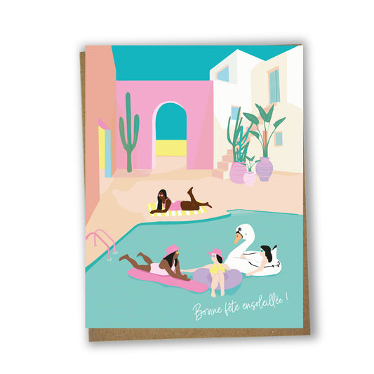Bonne fête ensoleillée - Carte de souhaits