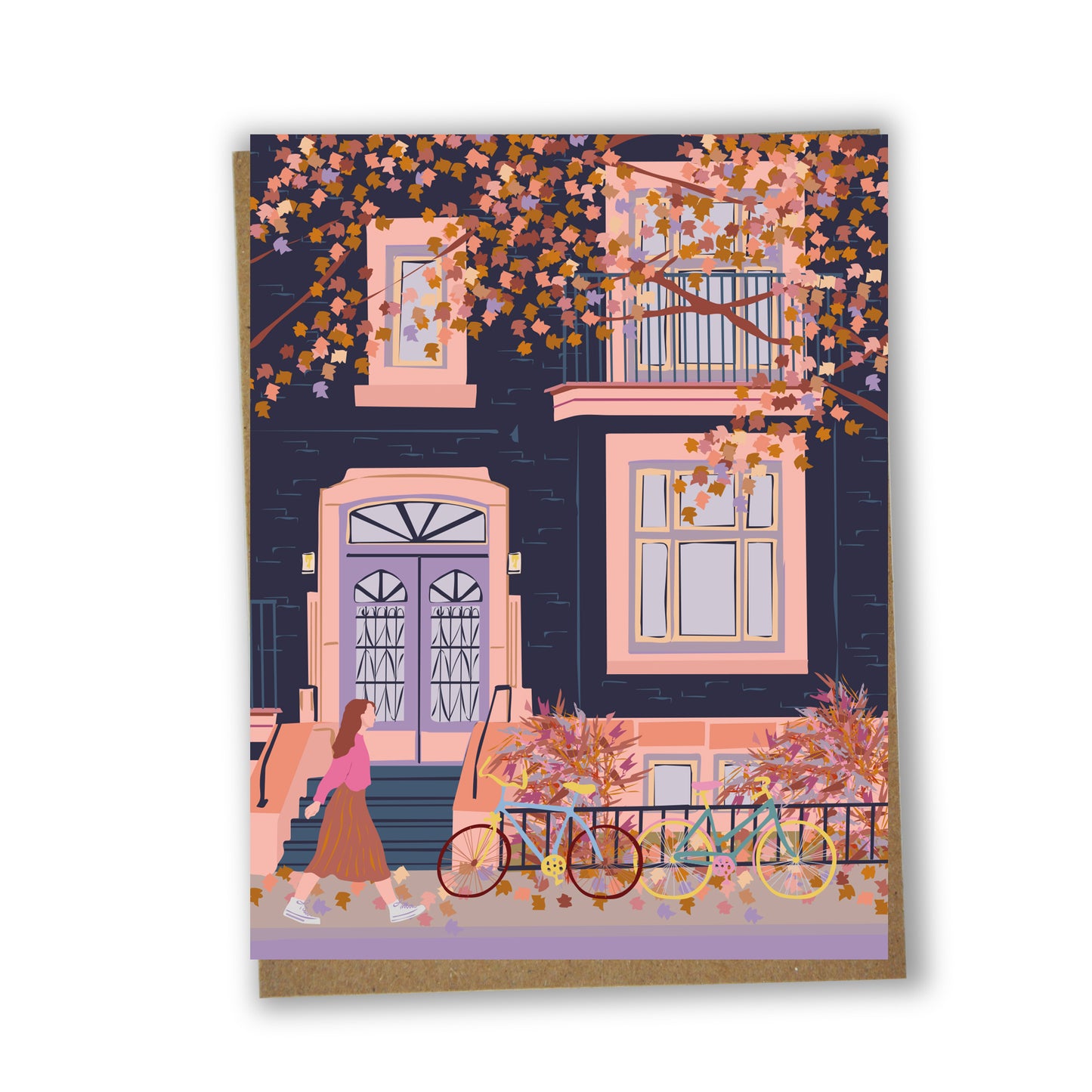 Carte de souhaits illustrée – Montréal, Outremont