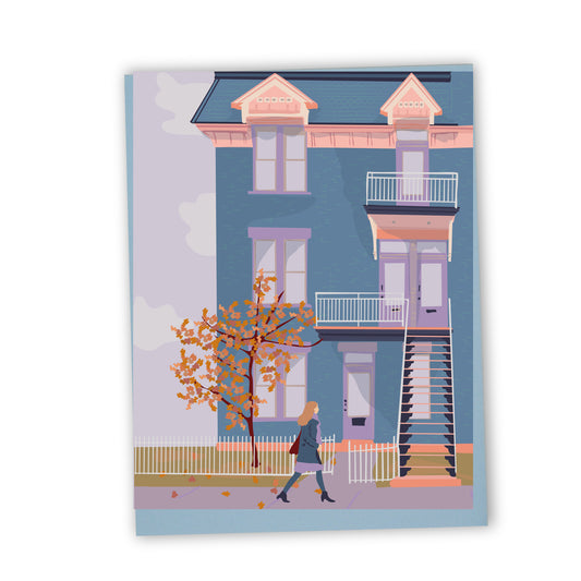 Carte de souhaits illustrée – Montréal, Rosemont