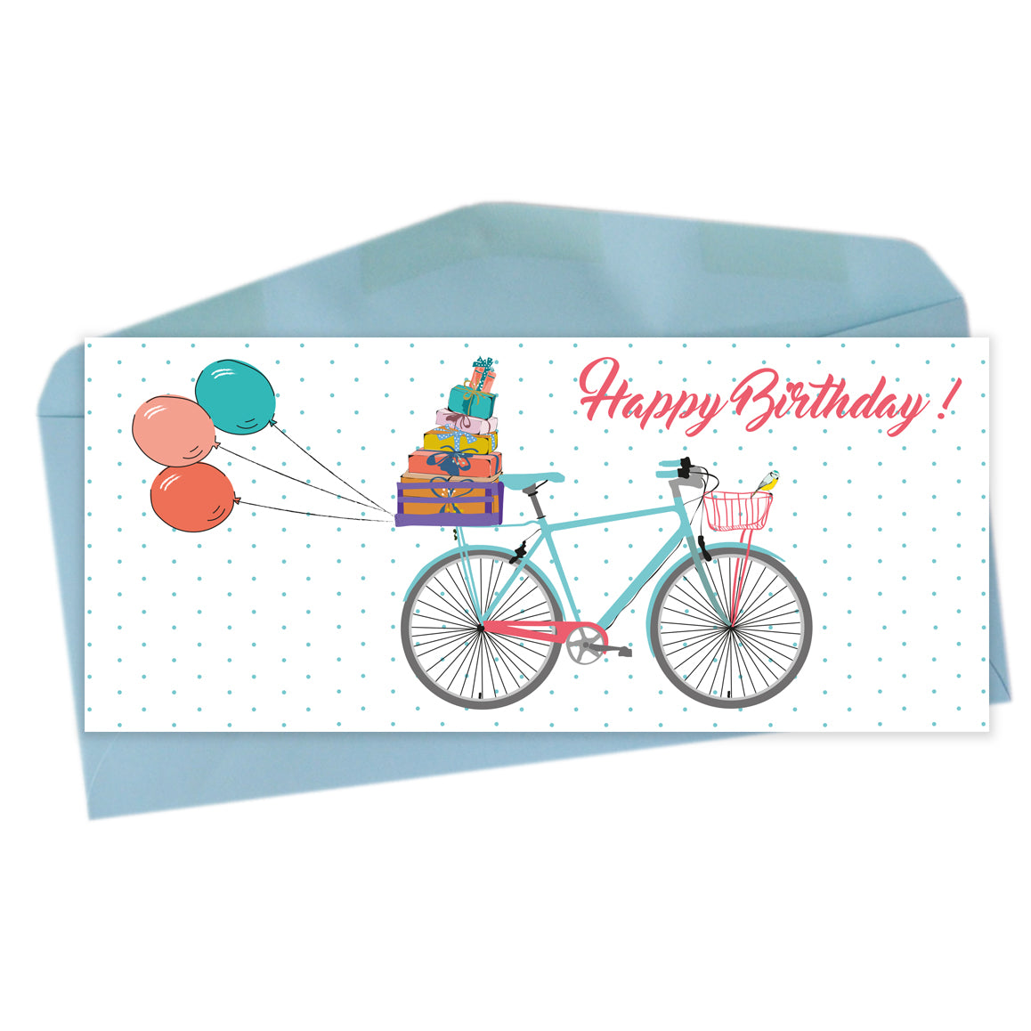 Happy birthday - bicycle