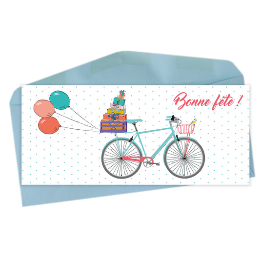 Bonne fête - bicyclette