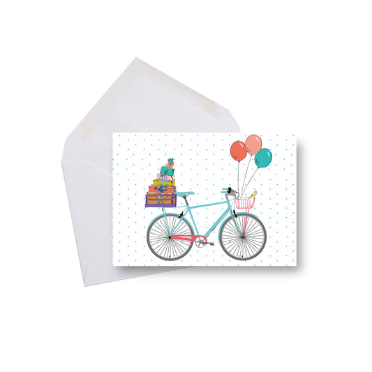 Happy birthday bicycle - mini