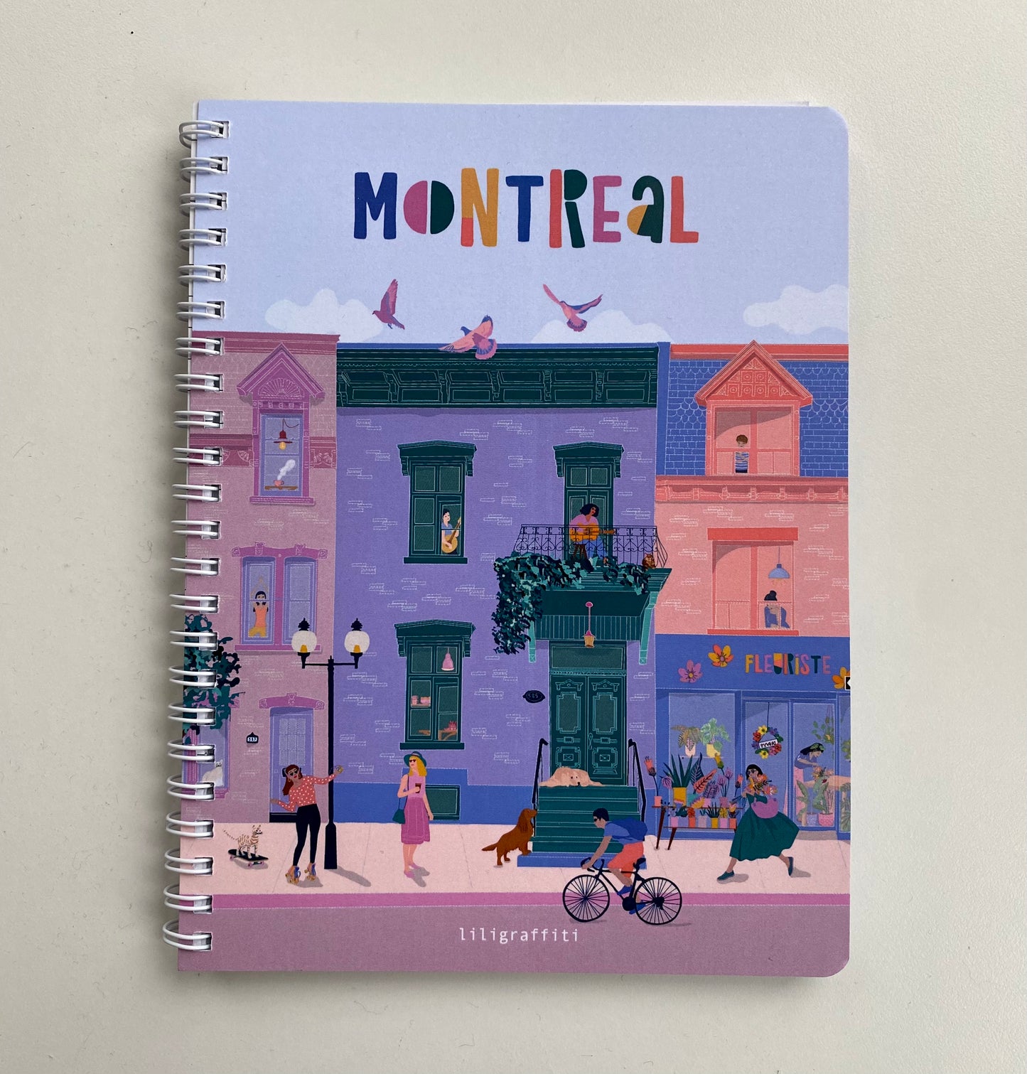 Spiral notebook Montreal