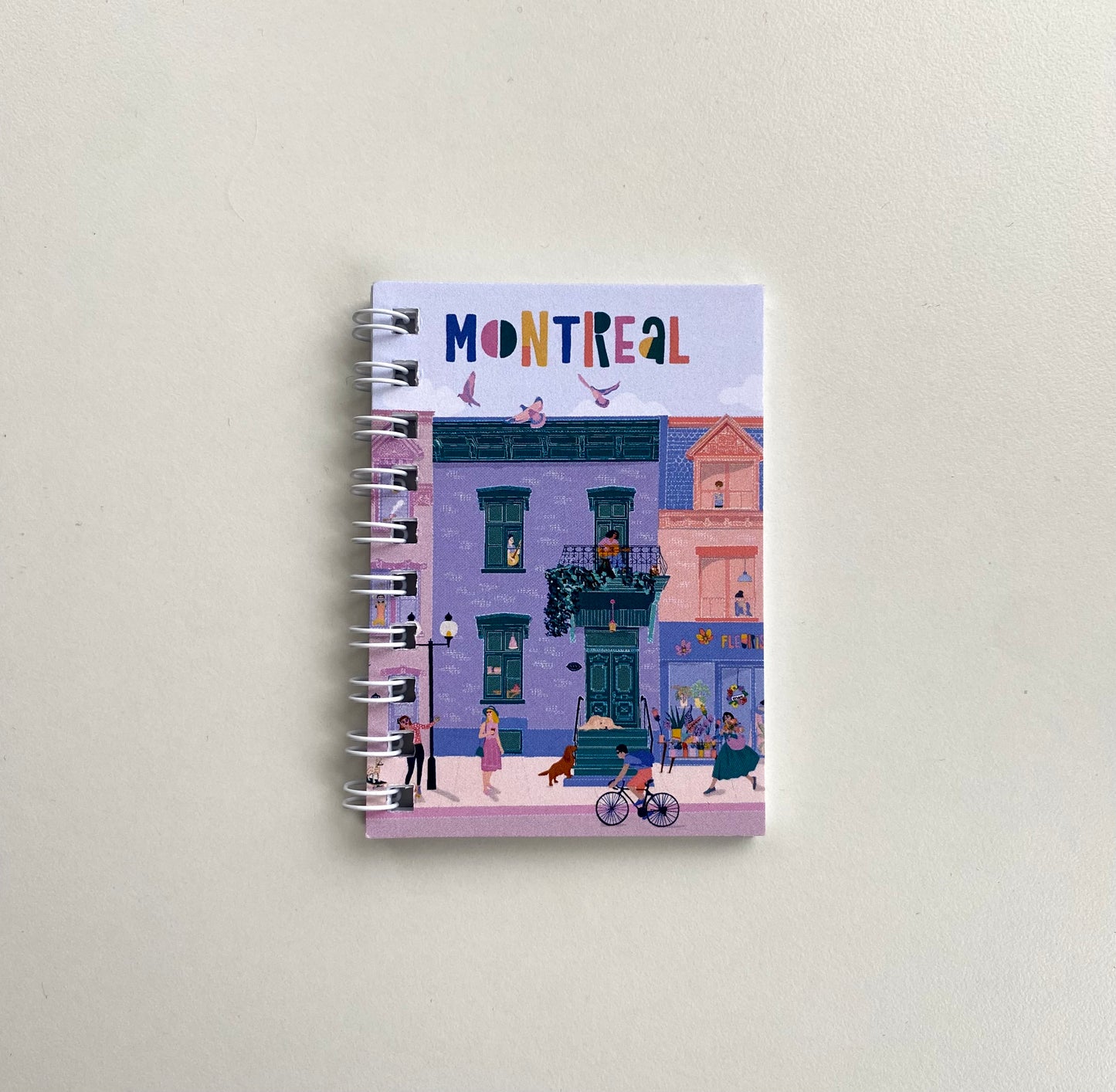 Cahier à spirales illustré Montréal - Format mini
