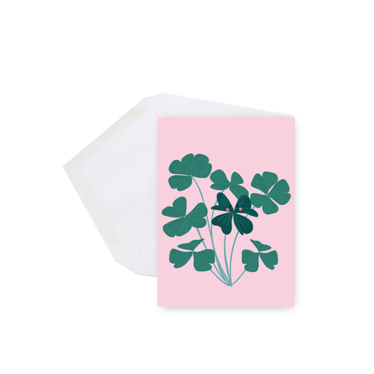 Shamrocks - Mini card