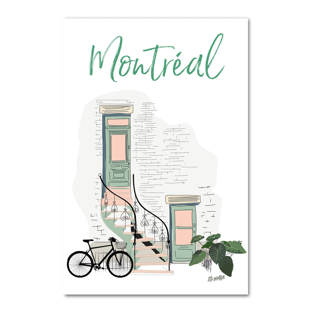 Une carte postale de Montréal